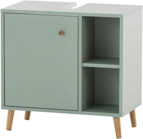 MÖBELPARTNER Waschtischunterschrank ohne Waschbecken Bjarne 153170 pastellgrün 60,2 cm 59,3 cm