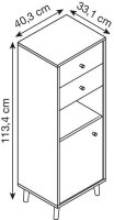 MÖBELPARTNER Badschrank Bjarne 153174...