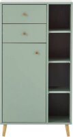 MÖBELPARTNER Badschrank Bjarne 153172 pastellgrün 60,2 x 33,1 x 113,4 cm