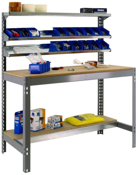 Simonrack Werkbank SIMONWORK BT1 900 grau 91,0 x 61,0 x 144,5 cm