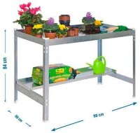 Simonrack Pflanztisch SIMONGARDEN DESK grau 90,0 x 60,0 x...