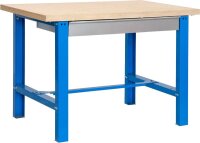 Simonrack Werkbank SIMONWORK BT6 BOX PLYWOOD 1200 blau 1 Schublade 120,0 x 75,0 x 86,5 cm