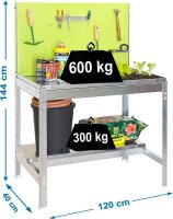 Simonrack Pflanztisch SIMONGARDEN BT2 grau, grün...
