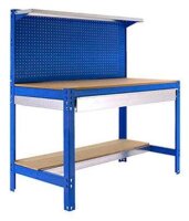 Simonrack Werkbank SIMONWORK BT3 BOX 1500 blau 1 Schublade 151,0 x 61,0 x 144,5 cm