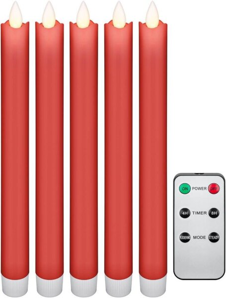 goobay LED-Kerzen rot