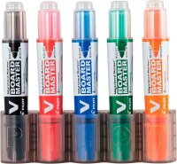 PILOT V BOARD MASTER Set Whiteboard-Marker farbsortiert...