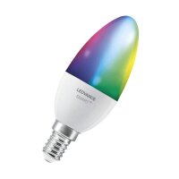 LEDVANCE WLAN-Lampe SMART+ WiFi Classic B40 RGBW E14 4,9...