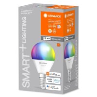 LEDVANCE WLAN-Lampe SMART+ WiFi Classic P40 RGBW E14 4,9 W matt, 1 St.