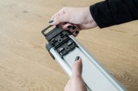 brennenstuhl Premium-Alu-Line 4-fach Steckdosenleiste mit Schalter 1,8 m schwarz