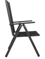 VCM my garden Sitzgruppe anthrazit Textilene, Metall, 3-teilig