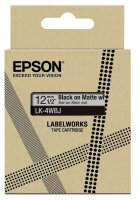 EPSON Schriftband LK LK-4WBJ C53S672062, 12 mm, schwarz...