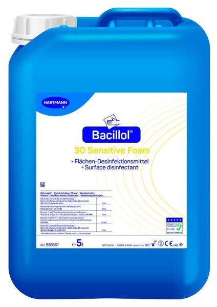 HARTMANN Bacillol® 30 Sensitive Foam Desinfektionsmittel 5 l