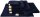 Dyckhoff Badematte Nature marine 50,0 x 80,0 cm