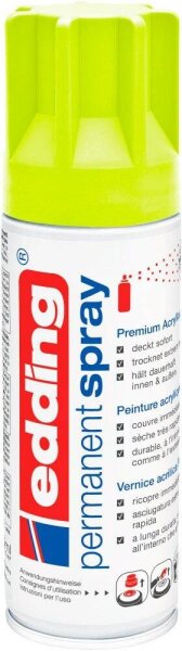 edding 5200 Acrylspray Sprühfarbe neongelb matt, 1 St.