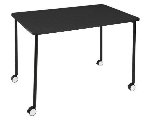 meet powered by PAPERFLOW Flex Office Mehrzwecktisch rechteckig Spanplatte schwarz 116,0 x 76,0 x 75,0 cm, 1 St.