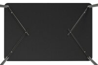 meet powered by PAPERFLOW Flex Office Mehrzwecktisch rechteckig Spanplatte schwarz 116,0 x 76,0 x 75,0 cm, 1 St.