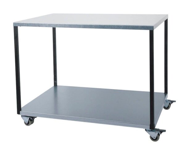 SZ Metall Tischwagen silber 100,0 x 60,0 x 60,0 cm