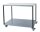SZ Metall Tischwagen silber 100,0 x 60,0 x 60,0 cm