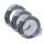 DYMO Prägebänder 3D S0847730, 9 mm, weiß auf schwarz, 3 St.