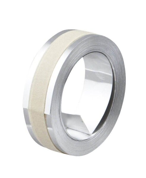 DYMO Metallprägeband RHINO  32500, 12 mm, weiß auf silber, 1 St.