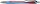 Schneider Kugelschreiber Slider Rave XB hellblau/rot, Schreibfarbe: rot, 1 St.