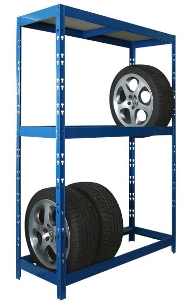 SZ Metall Reifenregal 24132 blau 139,0 x 50,0 x 180,0 cm