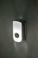 brennenstuhl LED-Außenleuchte mit Bewegungsmelder, weiß 1,2 W, 1 St.