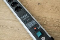 brennenstuhl Premium-Protect-Line 8-fach Steckdosenleiste mit Überspannungsschutz 3,0 m schwarz
