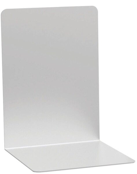MAUL Buchstützen silber 15,0 x 16,0 x 21,0 cm, 2 St.