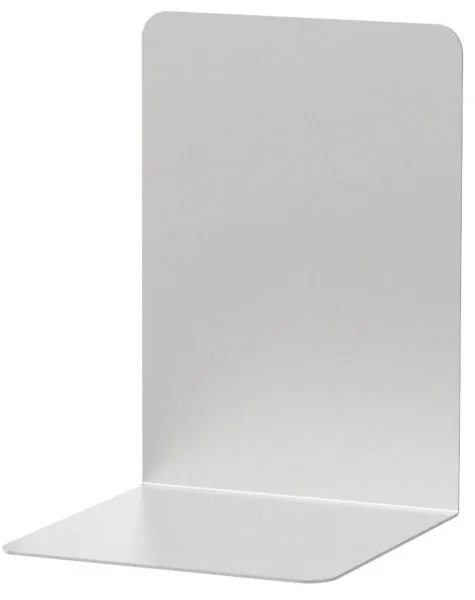 MAUL Buchstützen silber 12,0 x 12,0 x 17,5 cm, 2 St.