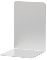 MAUL Buchstützen silber 12,0 x 12,0 x 17,5 cm, 2 St.