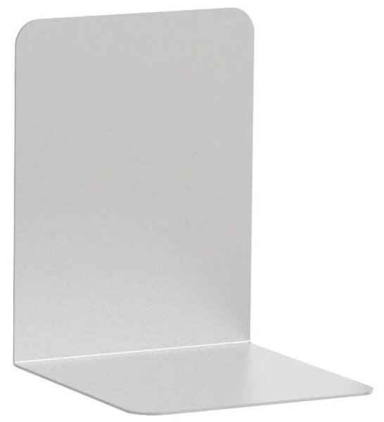 MAUL Buchstützen silber 10,0 x 10,0 x 13,0 cm, 2 St.