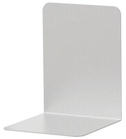 MAUL Buchstützen silber 10,0 x 10,0 x 13,0 cm, 2 St.