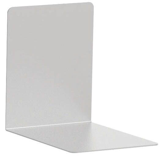 MAUL Buchstützen silber 8,0 x 10,0 x 10,0 cm, 2 St.