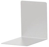 MAUL Buchstützen silber 8,0 x 10,0 x 10,0 cm, 2 St.