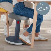 LEITZ Sitz- & Stehhocker Ergo Cosy 65180089 grau, 1 St.