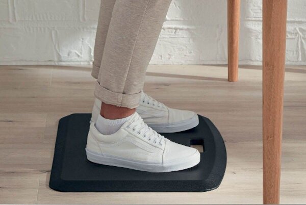 LEITZ Anti-Ermüdungsmatte Büro Ergo Cosy grau 45,7 x 55,8 cm