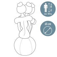 LEITZ Ergo Cosy Sitzball gelb 65,0 cm