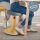 LEITZ Sitz- & Stehhocker Ergo Cosy 65180019 grau, gelb, 1 St.