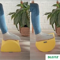LEITZ Fußstütze Ergo Cosy gelb Stoff