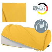 LEITZ Fußstütze Ergo Cosy gelb Stoff