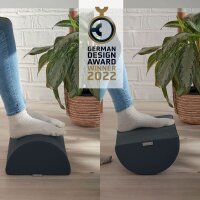 LEITZ Fußstütze Ergo Cosy grau Stoff