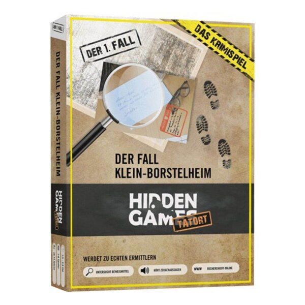 HIDDEN GAMES Tatort Krimispiel Fall 1 Der Fall Klein-Borstelheim Escape-Room Spiel, 1 St.