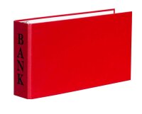 VELOFLEX Bankringbuch 2-Ringe rot 4,5 cm DIN A6 quer, 1 St.