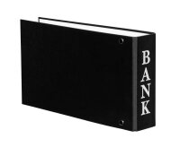 VELOFLEX Bankringbuch 2-Ringe schwarz 4,5 cm DIN A6 quer, 1 St.