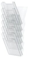 Exacompta Wandprospekthalter transparent DIN A4 6...
