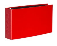 VELOFLEX VELOCOLOR® Classic Bankringbuch 2-Ringe hellrot 4,5 cm DIN A6 quer, 1 St.