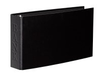 VELOFLEX VELOCOLOR® Classic Bankringbuch 2-Ringe schwarz 4,5 cm DIN A6 quer, 1 St.