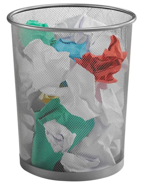 Zeller Meshline Papierkorb 17,5 l grau, 1 St.