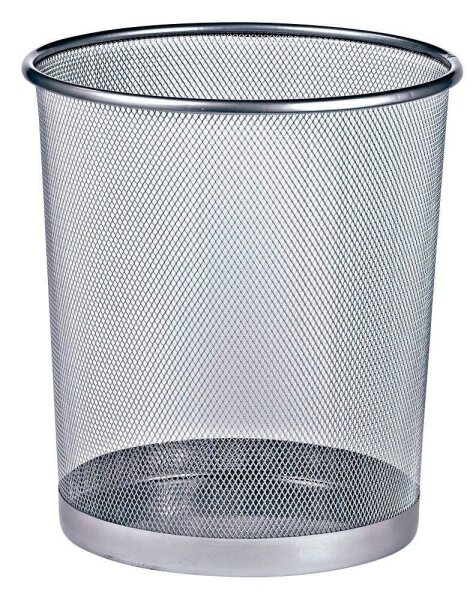 Zeller Meshline Papierkorb 12,0 l grau, 1 St.